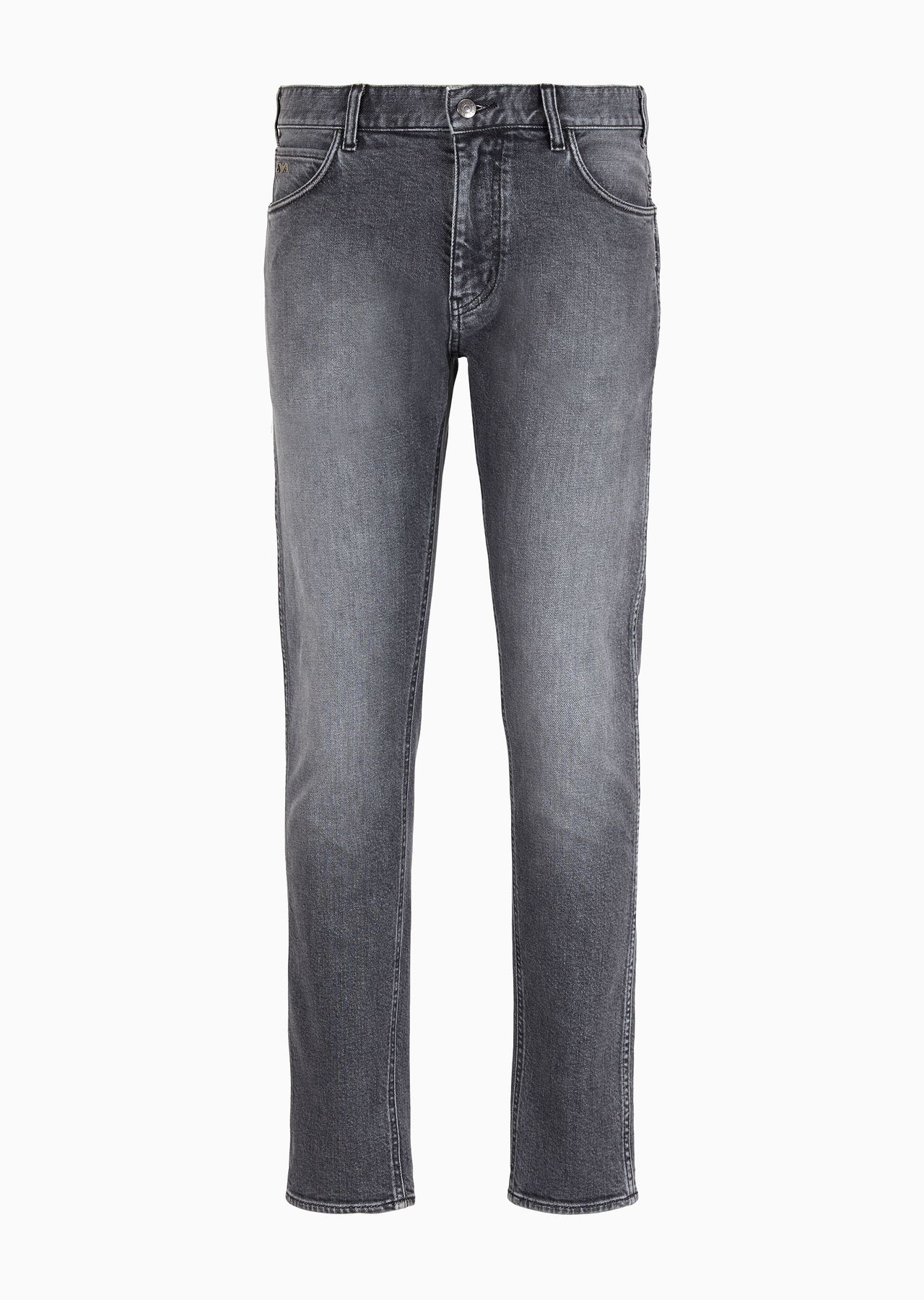 J16 slim-fit, washed denim jeans - 1