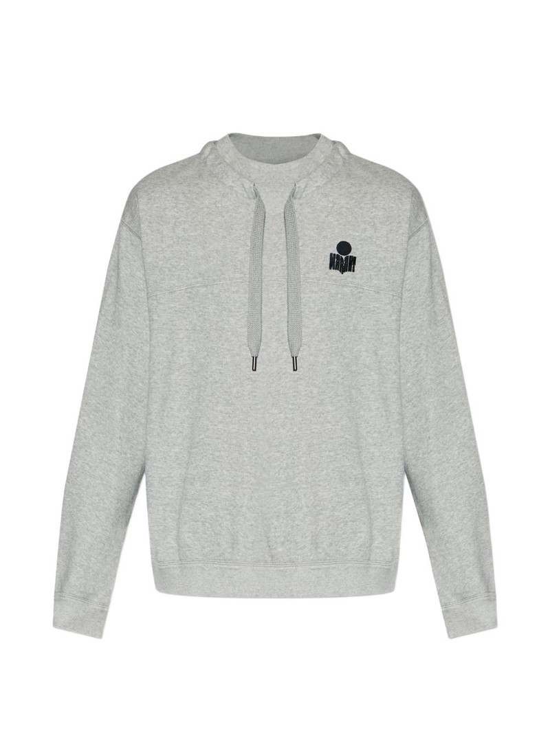 Merone drawstring logo sweatshirt 1