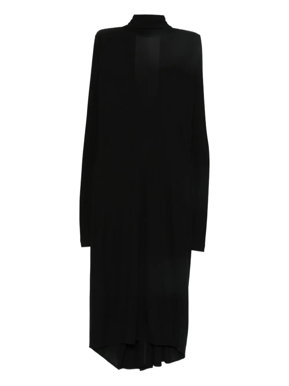 Cocoon Cape Dress in Black - 1