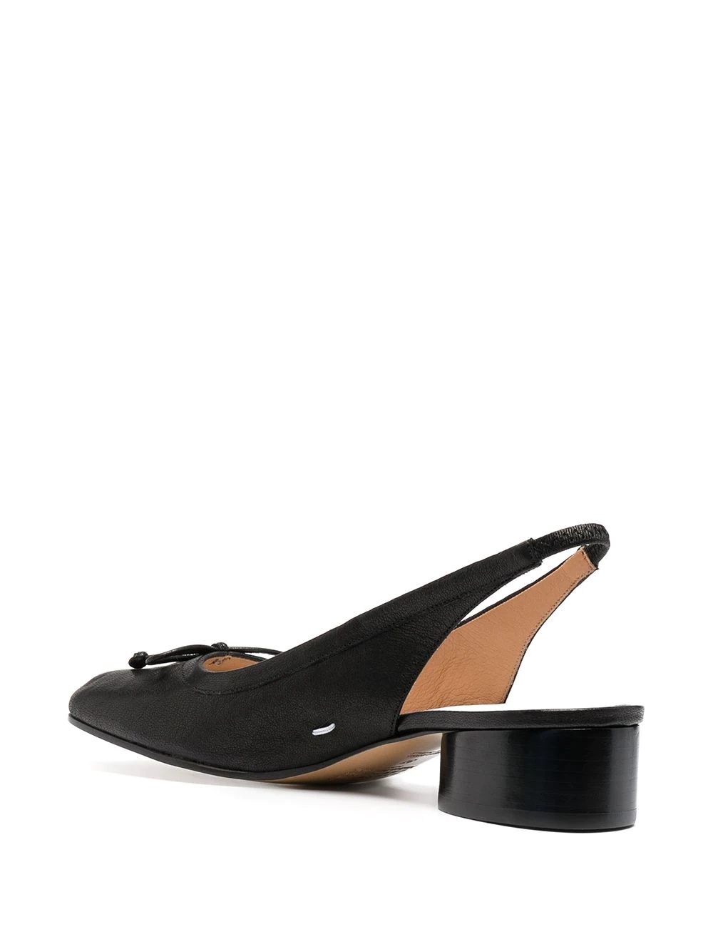 Tabi bow-detail slingback shoes - 3