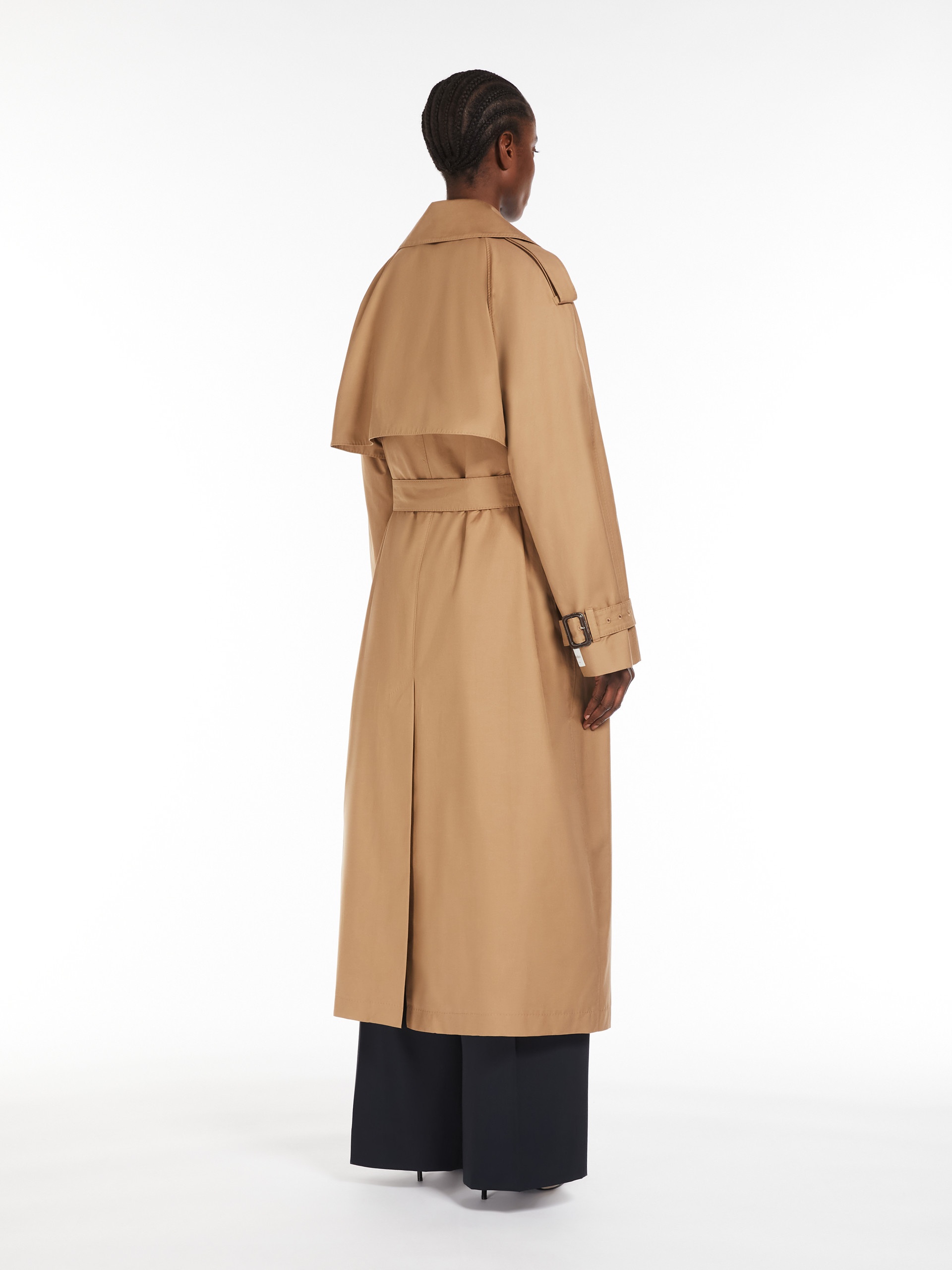 OTELLO Oversized water-repellent cotton trench coat - 4