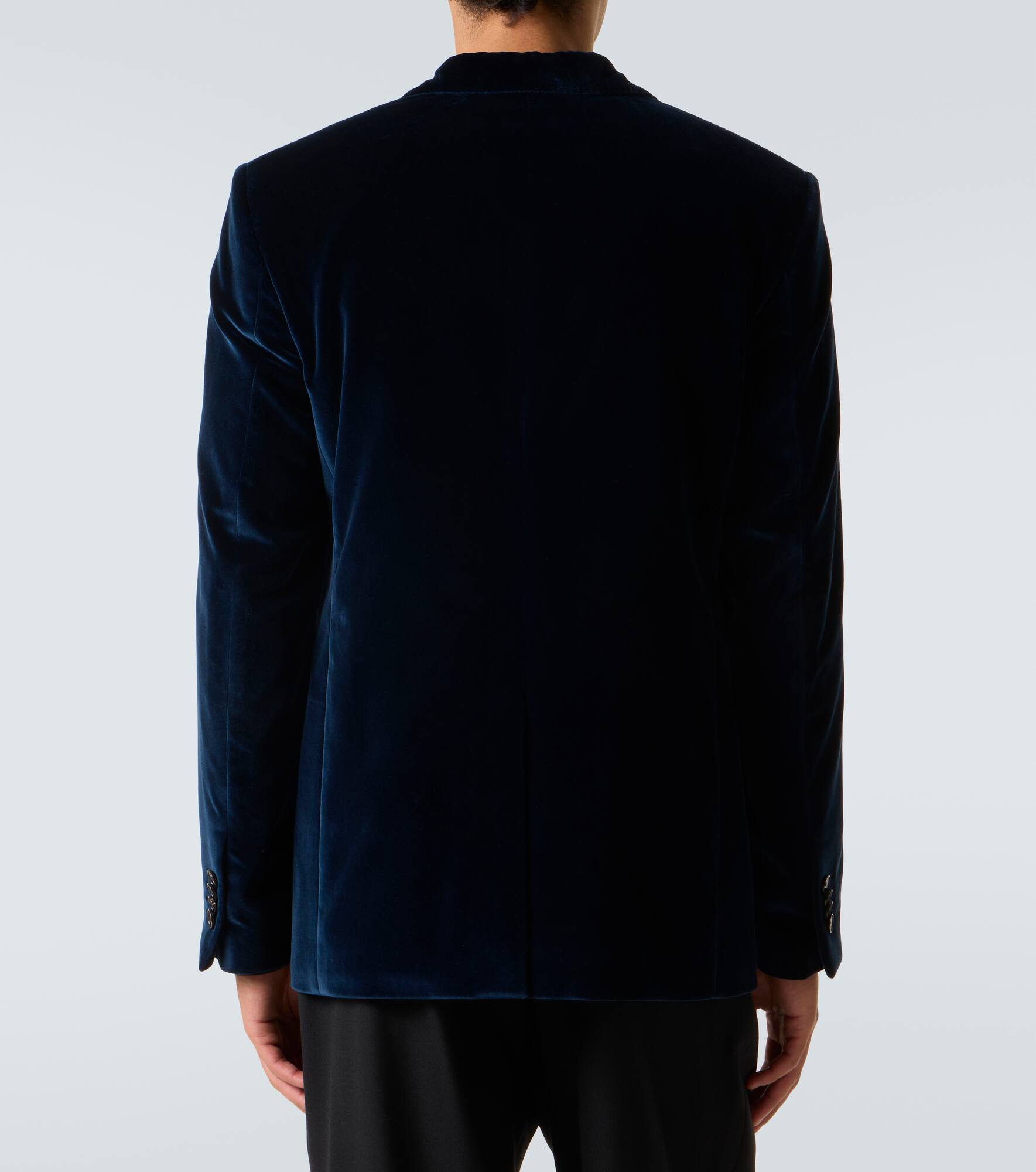 Cotton velvet blazer - 4