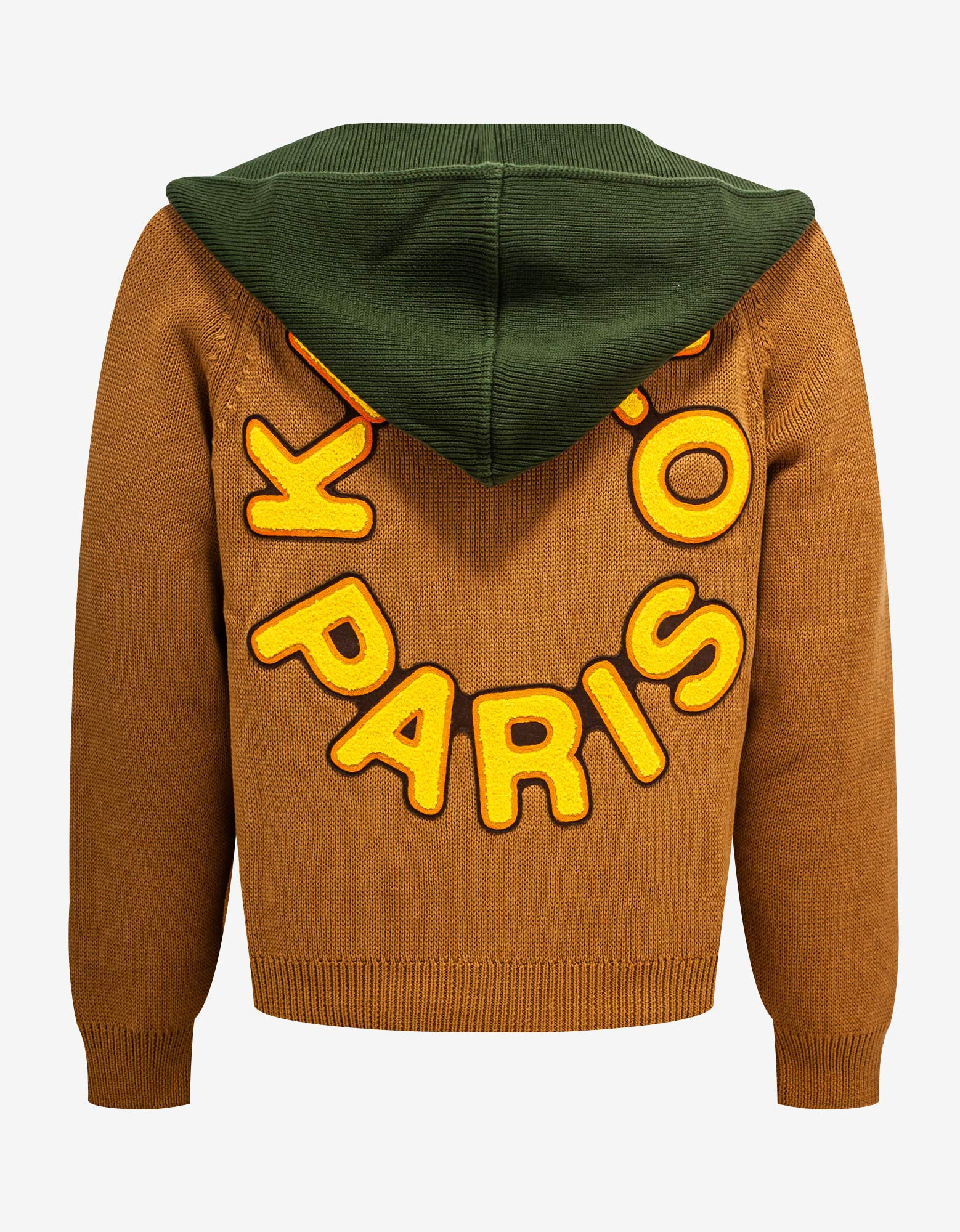 Kenzo Yellow Hooded Cardigan - 2