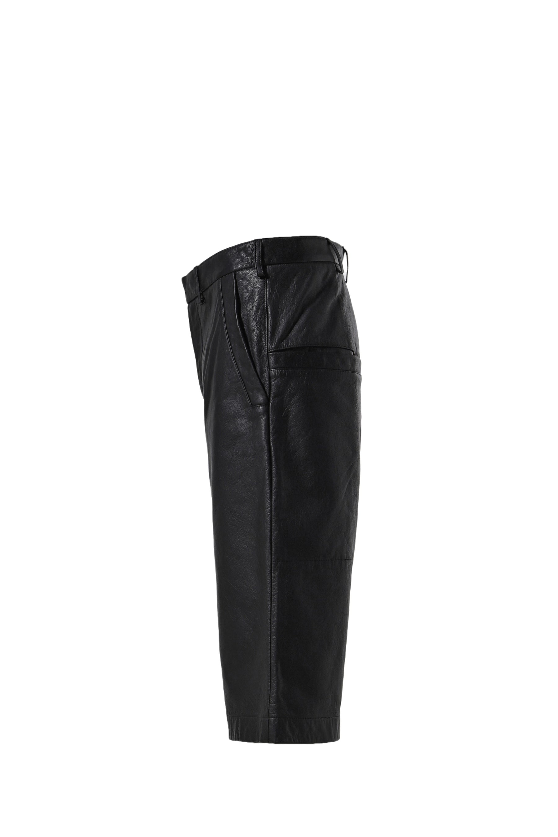 AREA SHORT BLACK LEATHER / BLK LEATHER - 7