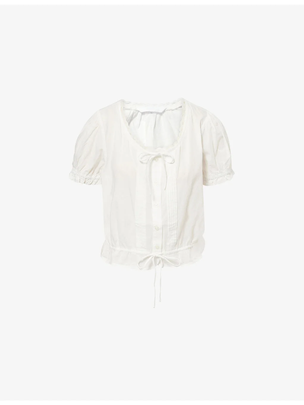 The Love Letter Short-Sleeve Cotton Top - 1