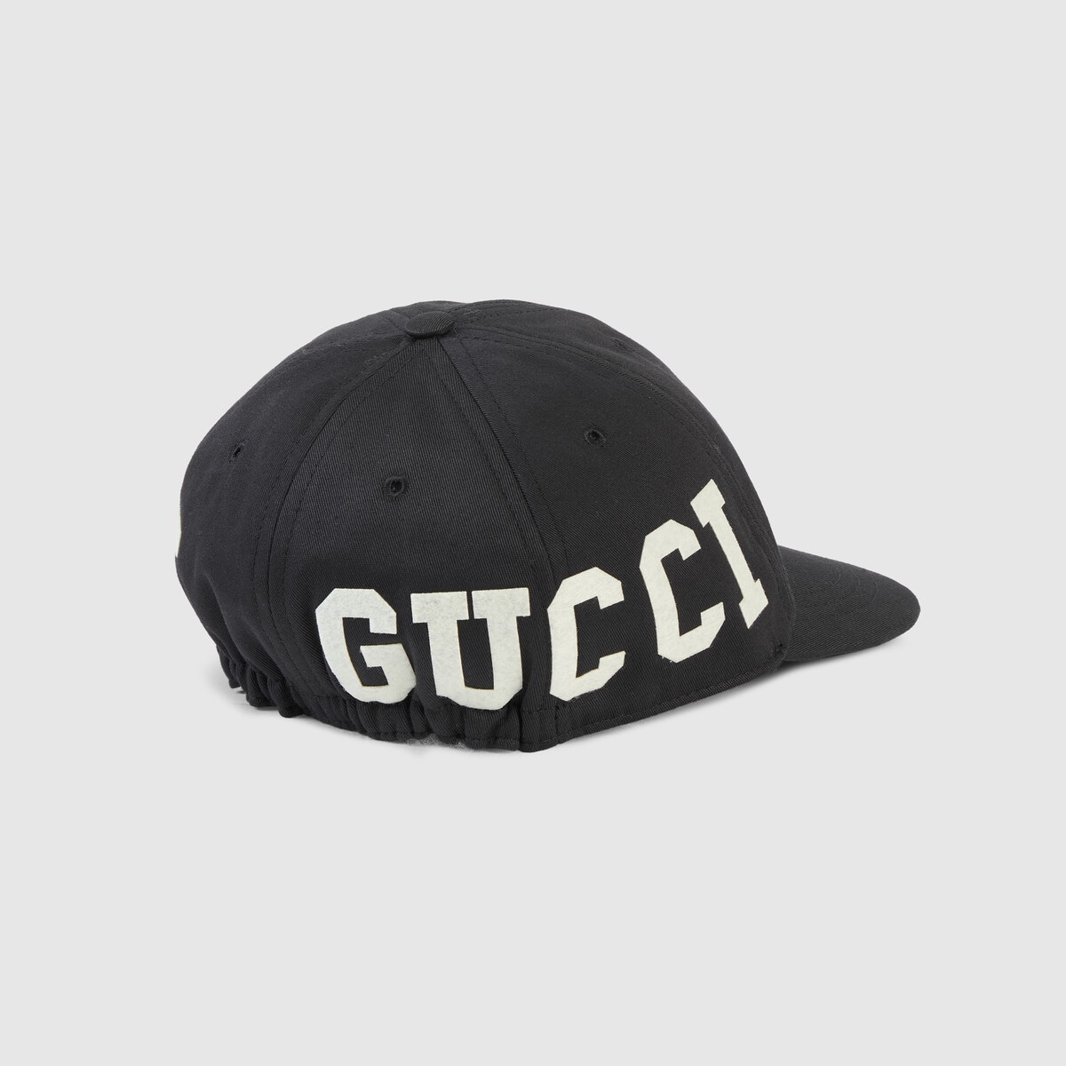 Cotton canvas baseball hat with Gucci patch - 5