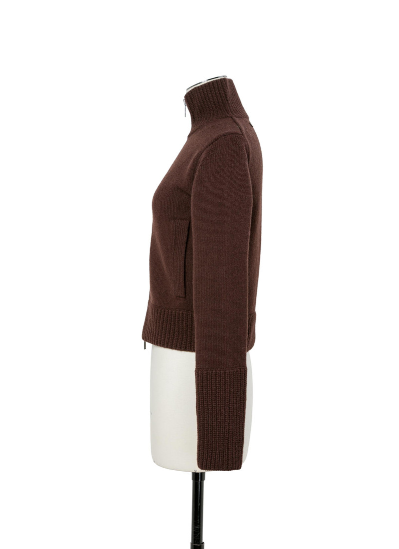 sacai Wool Knit Blouson outlook