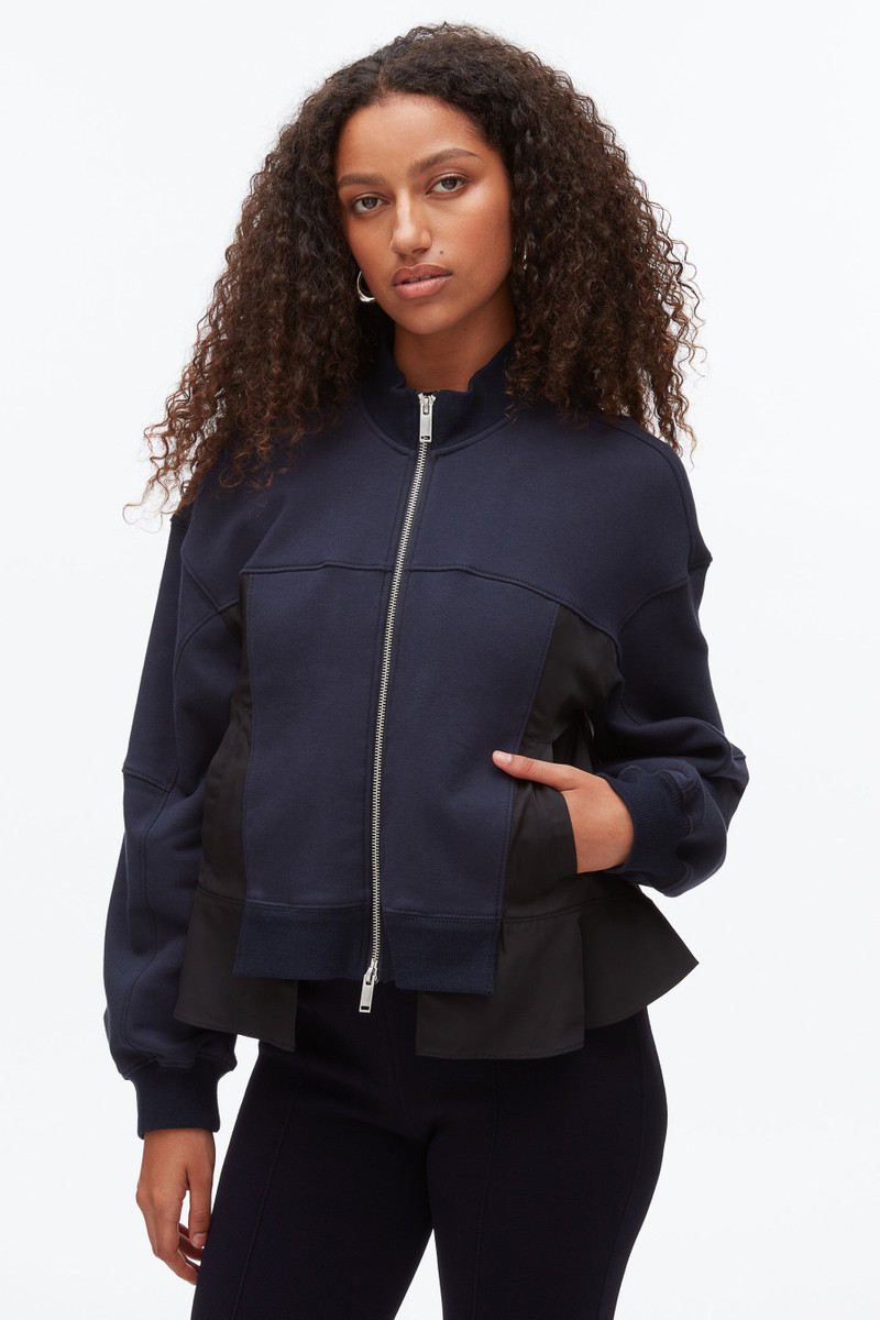 Terry Hybrid Zip Up 6