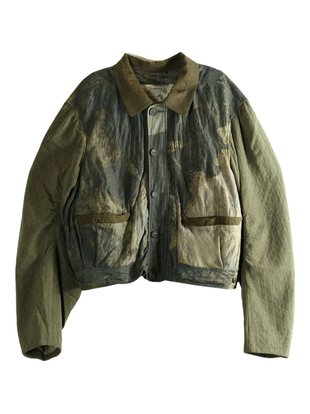 buttoned patch-pocket jacket - 1