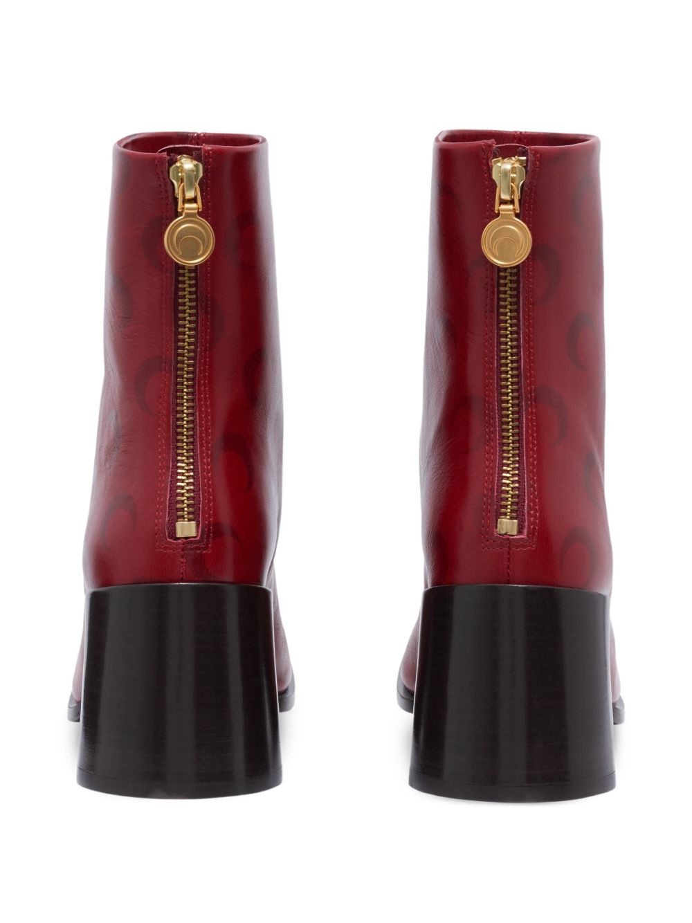 65mm Crescent Moon-print boots - 3