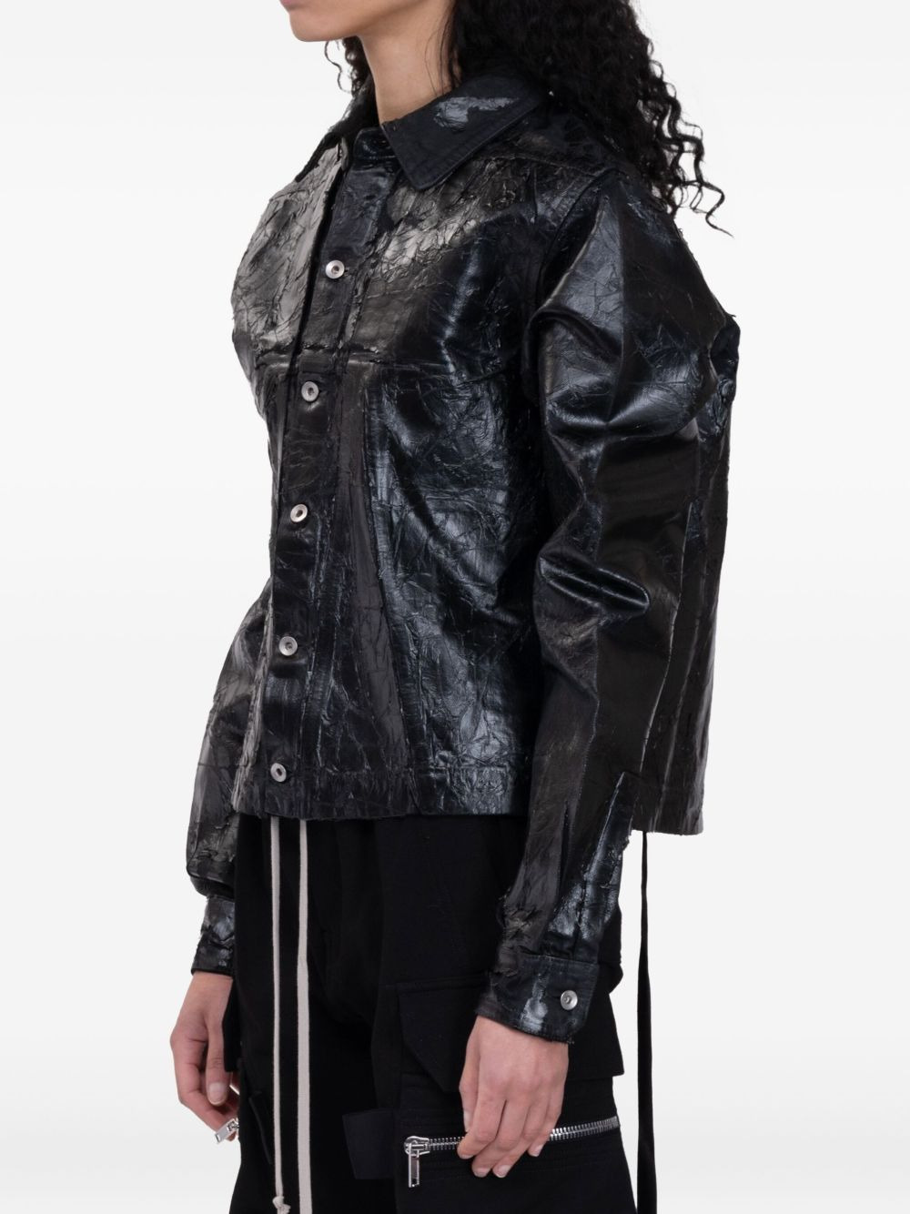 Alice crinkled-effect shirt - 2