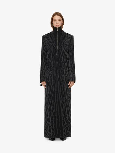 Givenchy MASCULINE COAT IN ANIMAL WOOL JACQUARD outlook