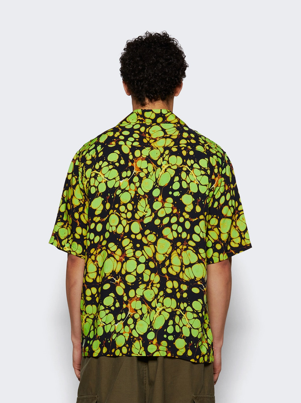 Hawaiian Shirt Green Marble - 4