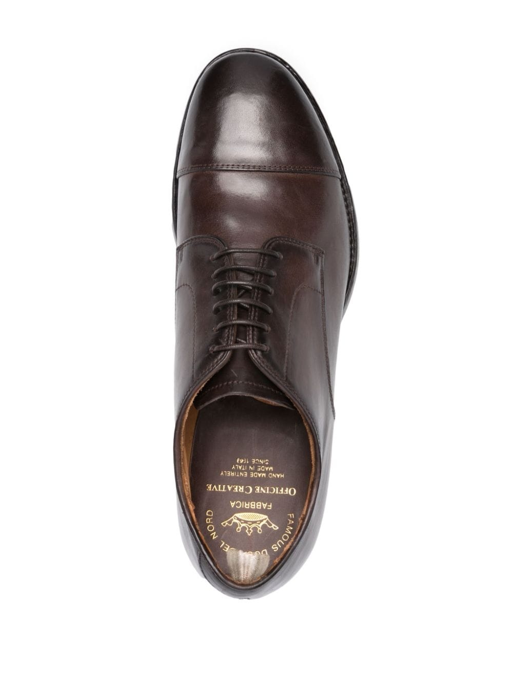 leather derby shoes - 4