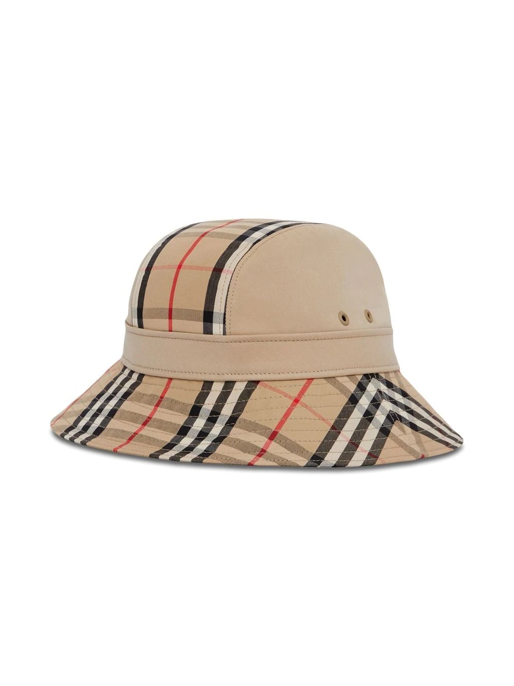 check-pattern bucket hat - 2