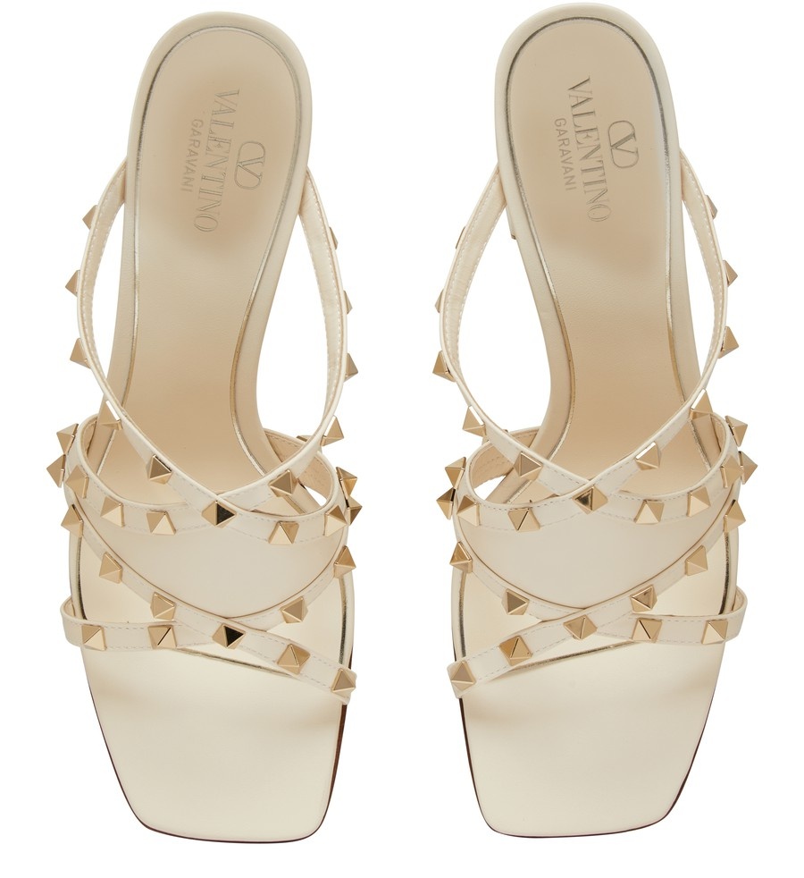 Rockstud heeled sandals - 5