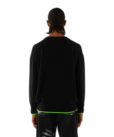 MSGM Cardigan in virgin wool and cashmere outlook