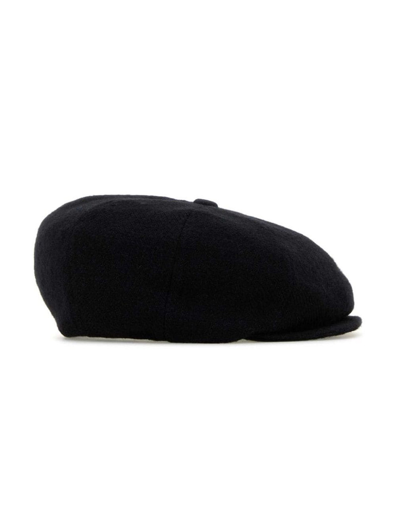 Yohji Yamamoto gabardine flat cap outlook