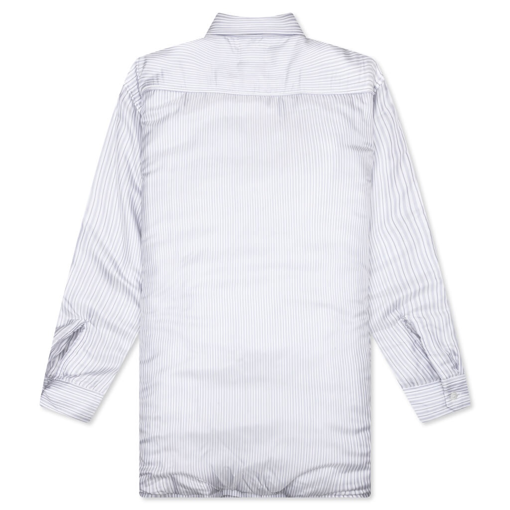PADDED STRIPE L/S SHIRT - BLUE - 2
