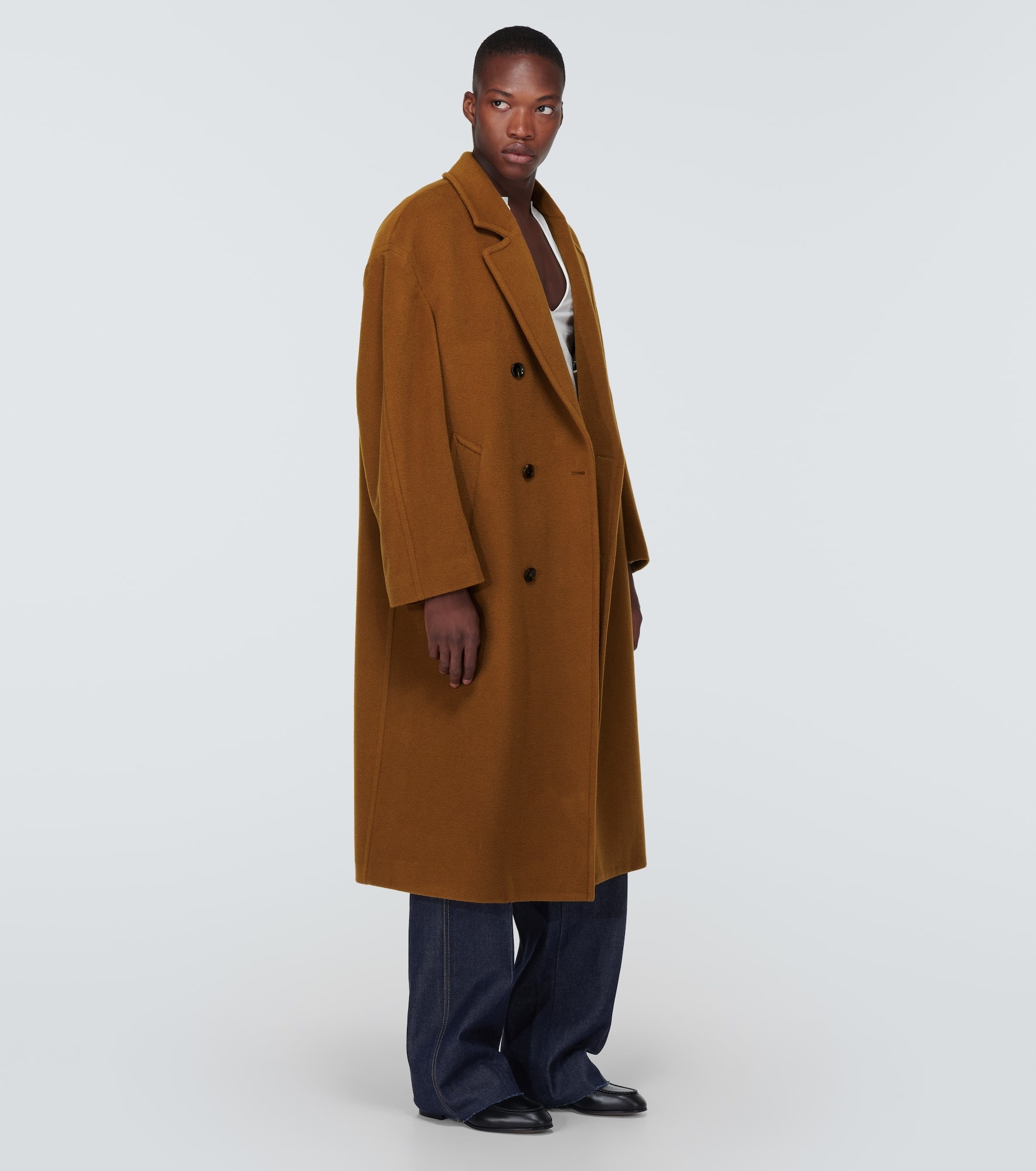 GUCCI Double-breasted wool coat | mytheresa | REVERSIBLE