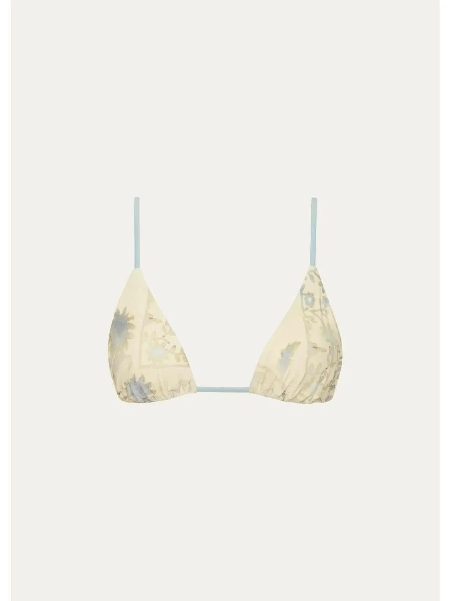 Cecile String Triangle Bikini Top - 1