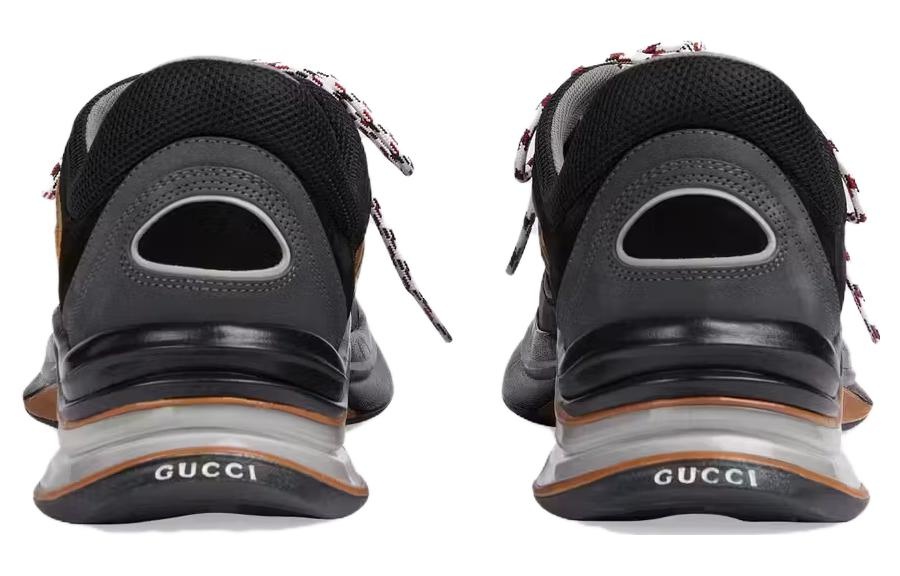 Gucci Run Suede Sneakers 'Black Grey Suede' 749785-AAB62-1241 - 4