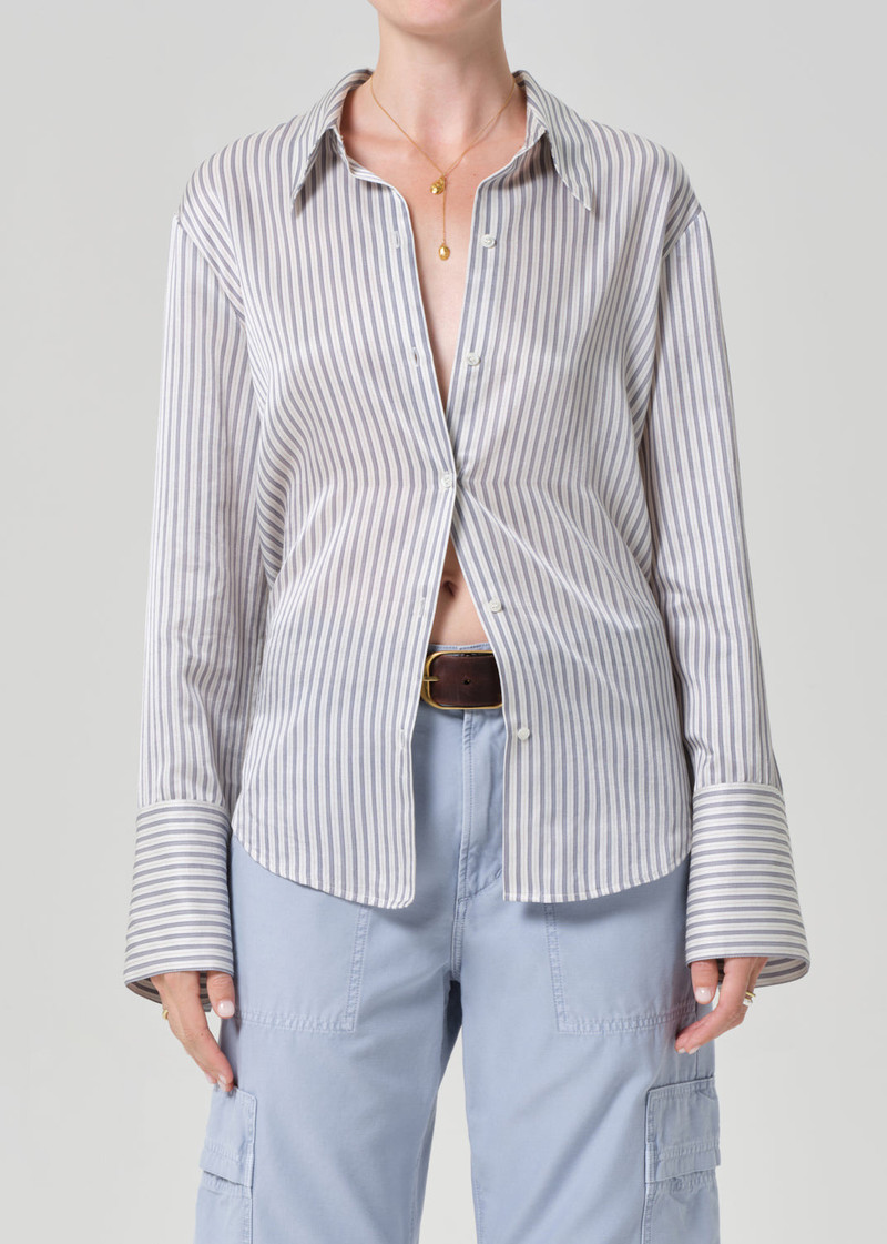 Citizens of Humanity Camilia Shirt In Miranda Stripe outlook