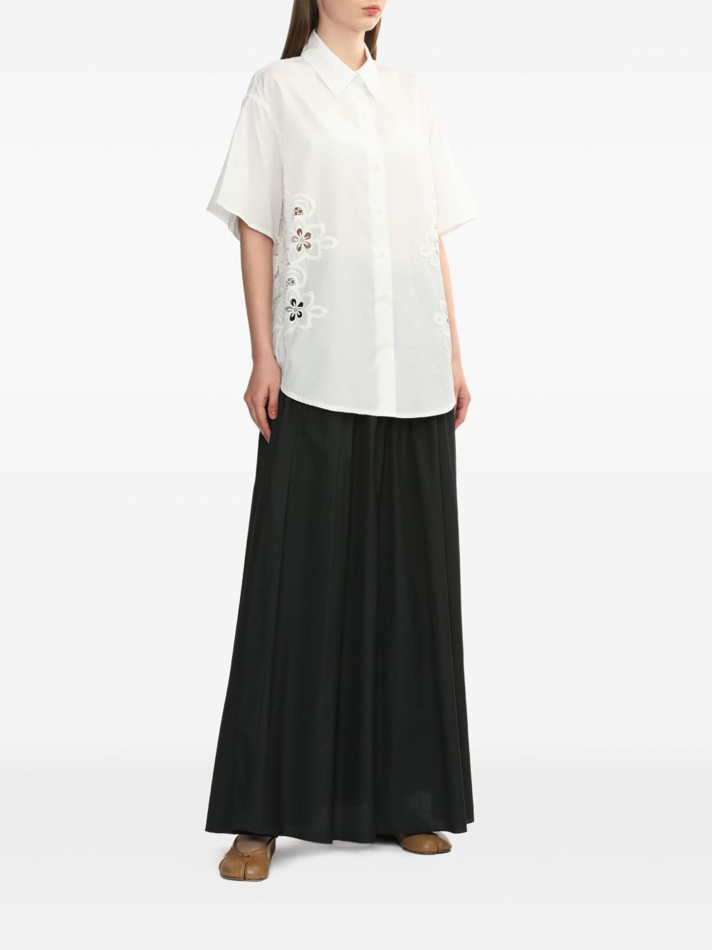 Blythe cotton maxi skirt - 2