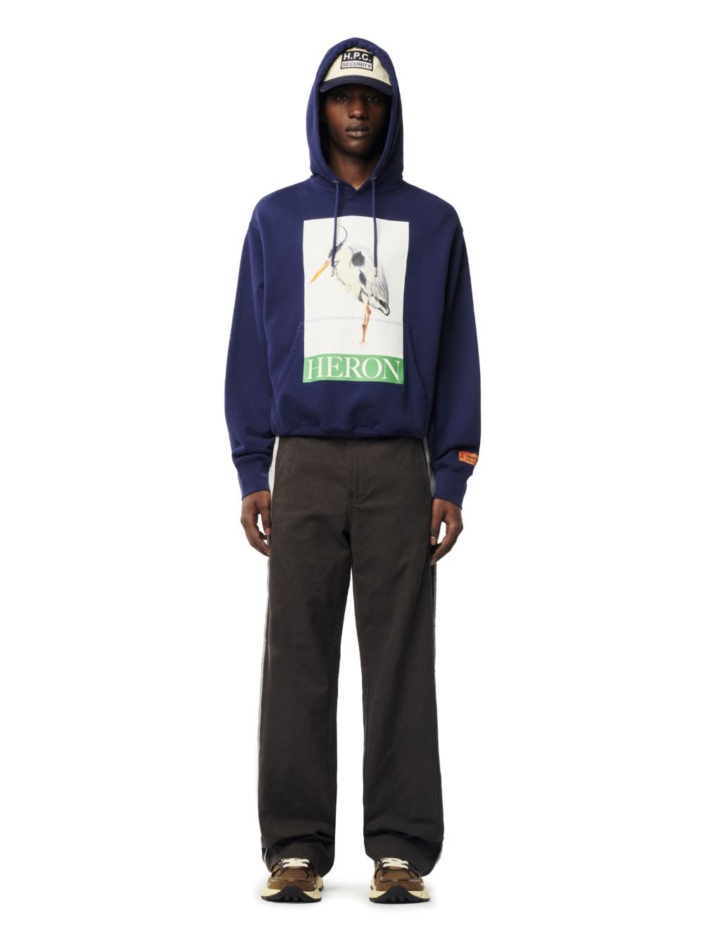 Heron Bird Painted Hoodie - 2