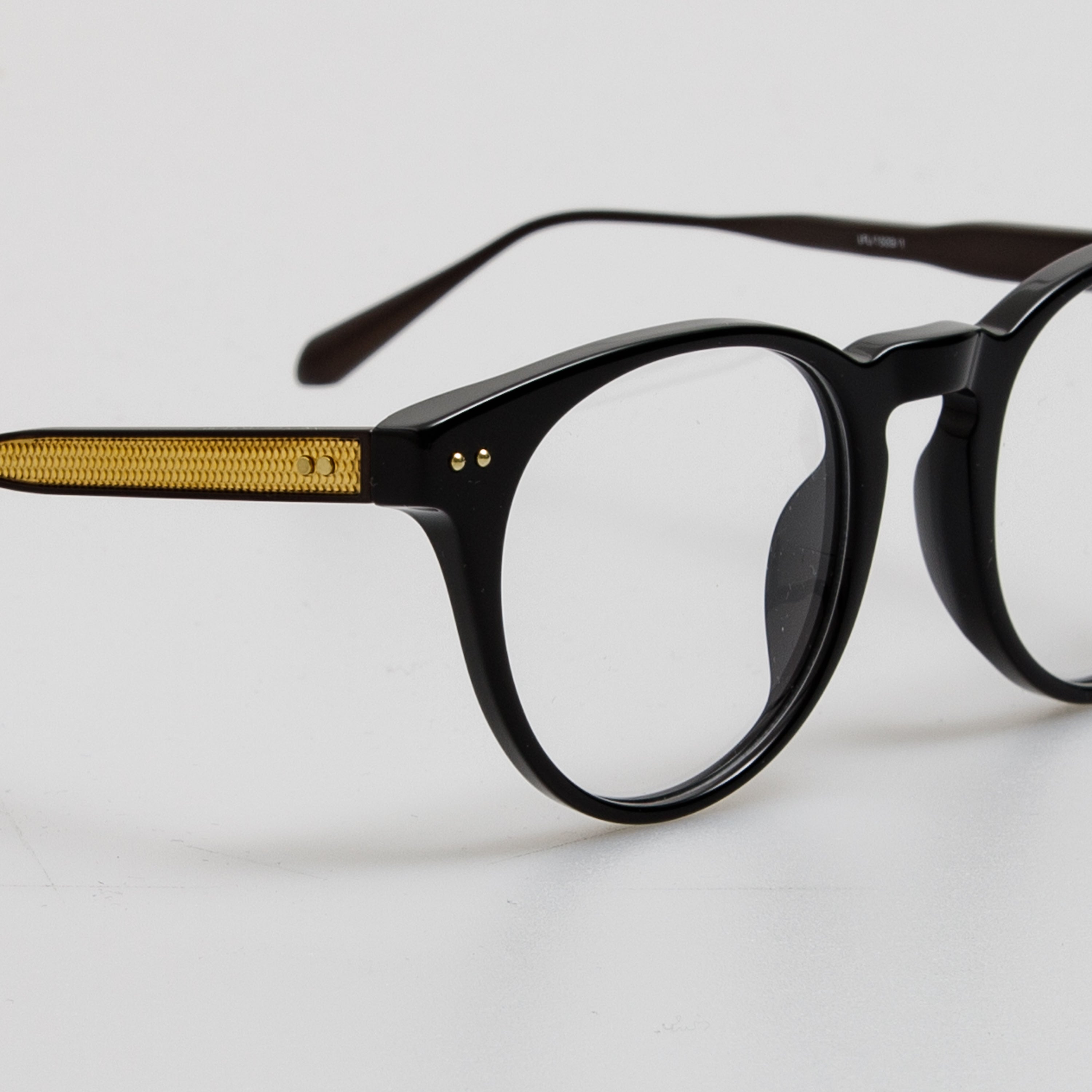 Men's Kaan Oval Optical Frame in Black - 5