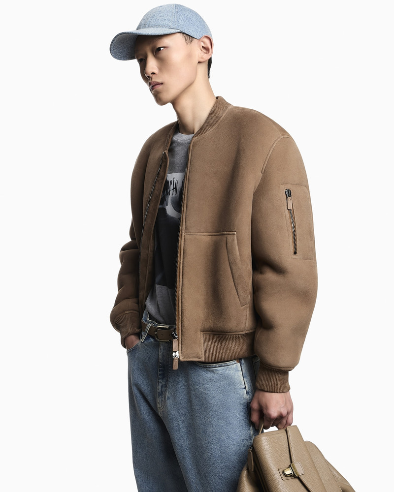 ICON MERINO LAMB SUEDE SHEARLING BLOUSON 3