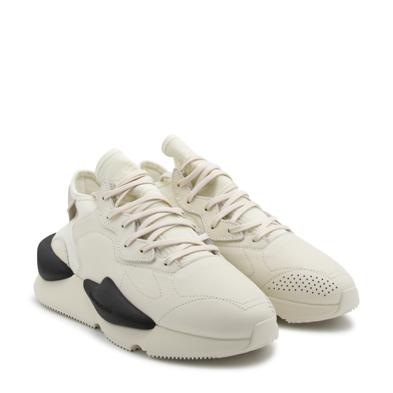 white leather kaiwa sneakers - 2