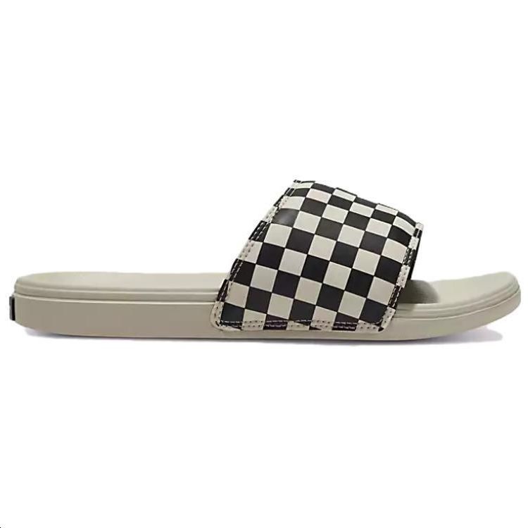 Vans MTE La Costa Checkerboard Slides 'White Black' VN0A5HF5J92 - 2