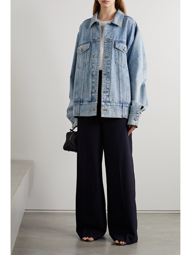 KHAITE Grizzo Oversized Denim Jacket outlook