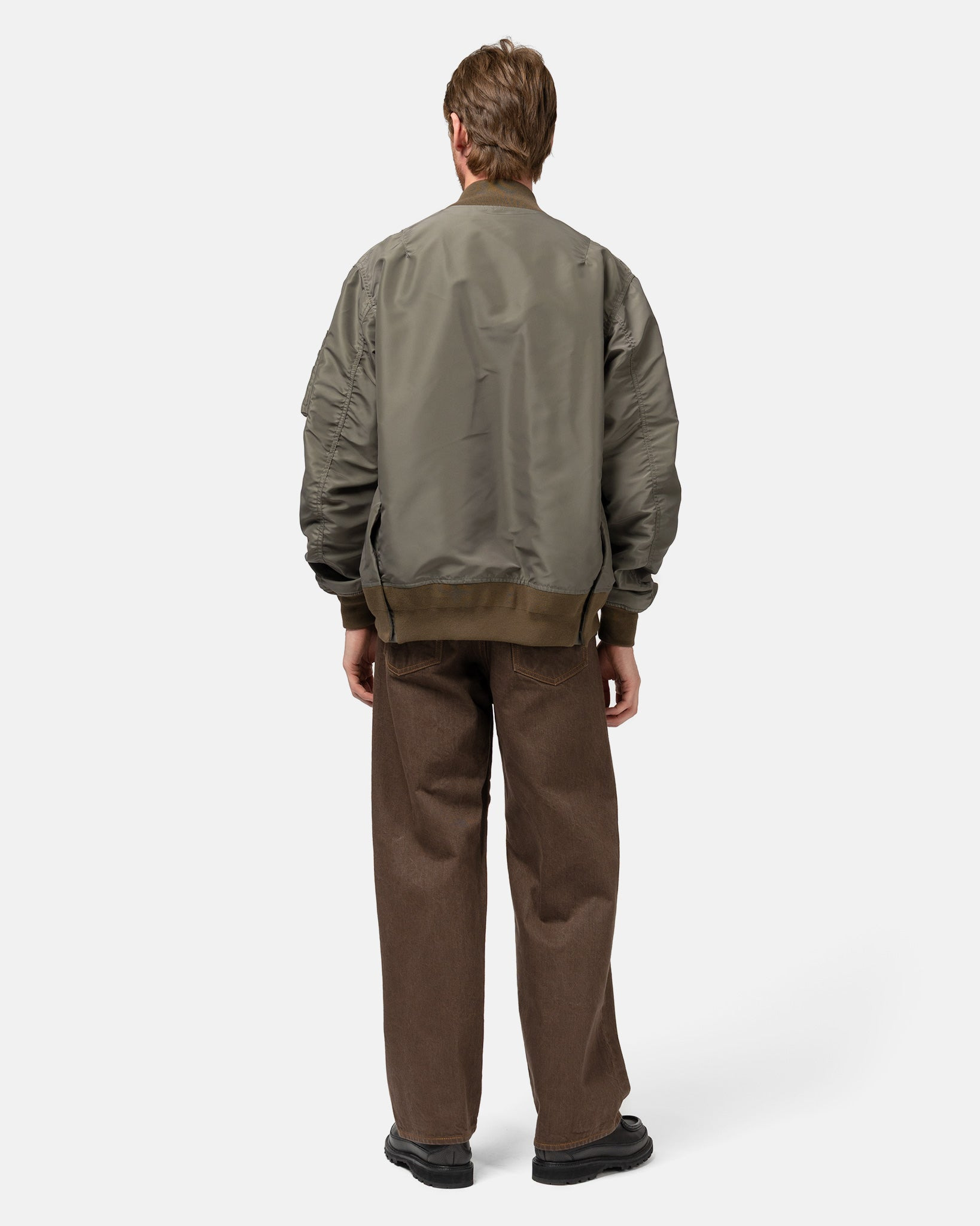 Denim Pants Brown - 4