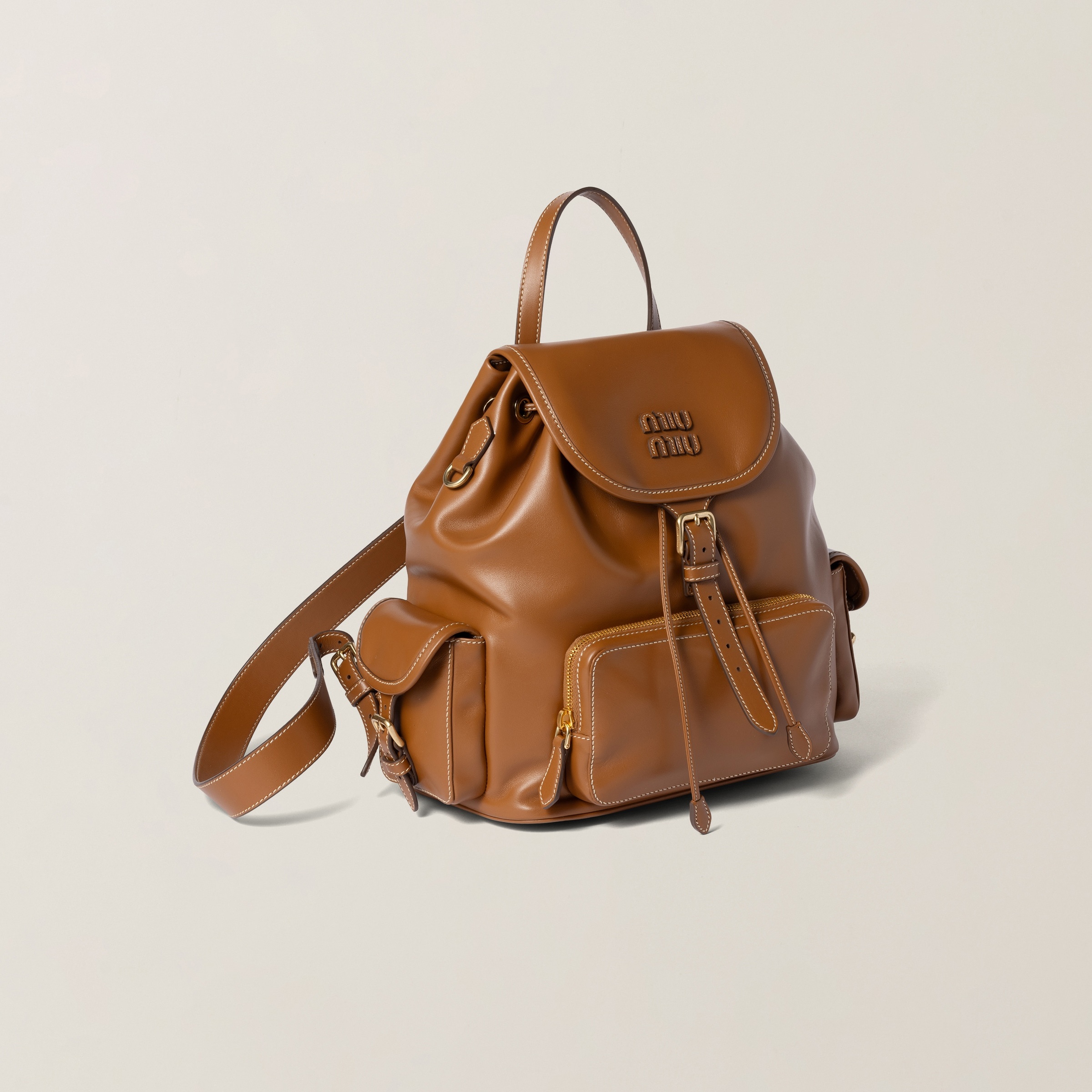 Leather backpack - 2