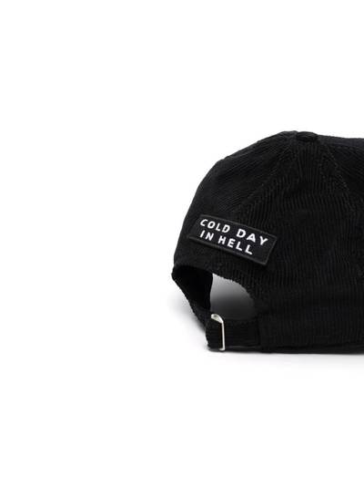 PHILIPP PLEIN logo-plaque baseball cap outlook