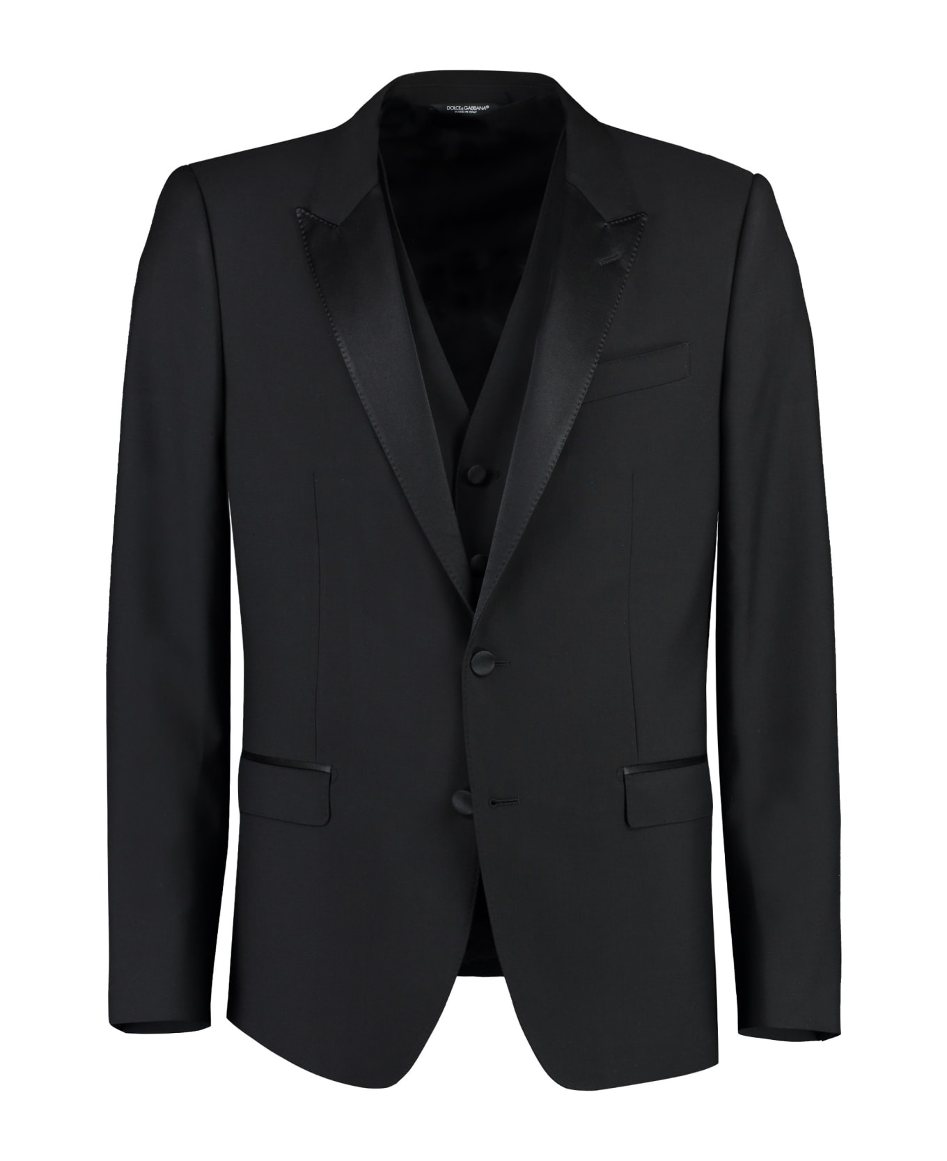 Three-piece Suit In Wool And Silk - 2