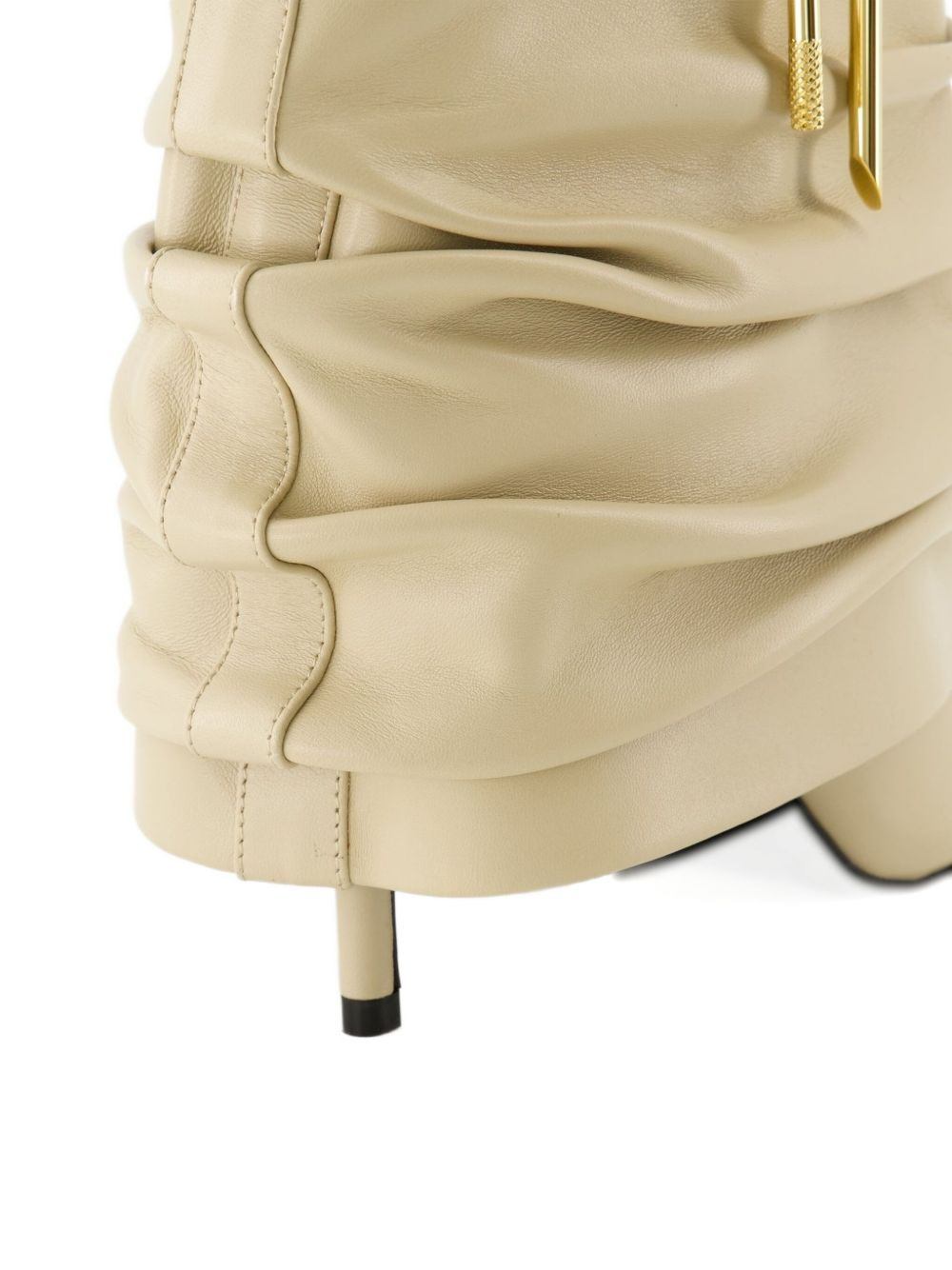90mm Shark Lock Stiletto leather boots - 5