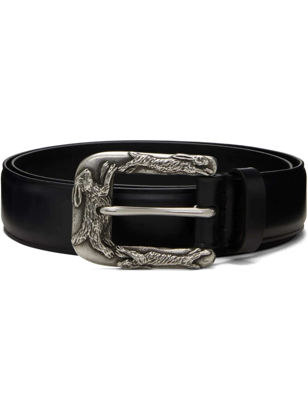 Black 'Rabbit' Buckle Belt - 1