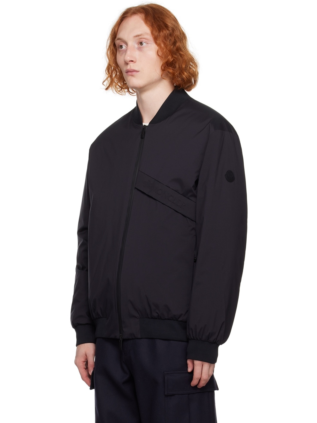 Black Towada Down Bomber Jacket - 4