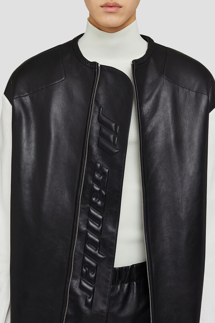 Leather Biker Jacket - 7