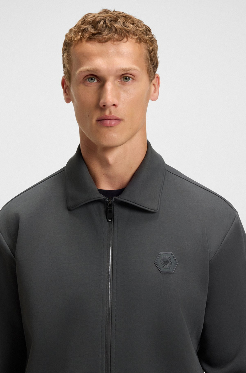 ZIP-UP SWEATSHIRT WITH DOUBLE B MONOGRAM 3