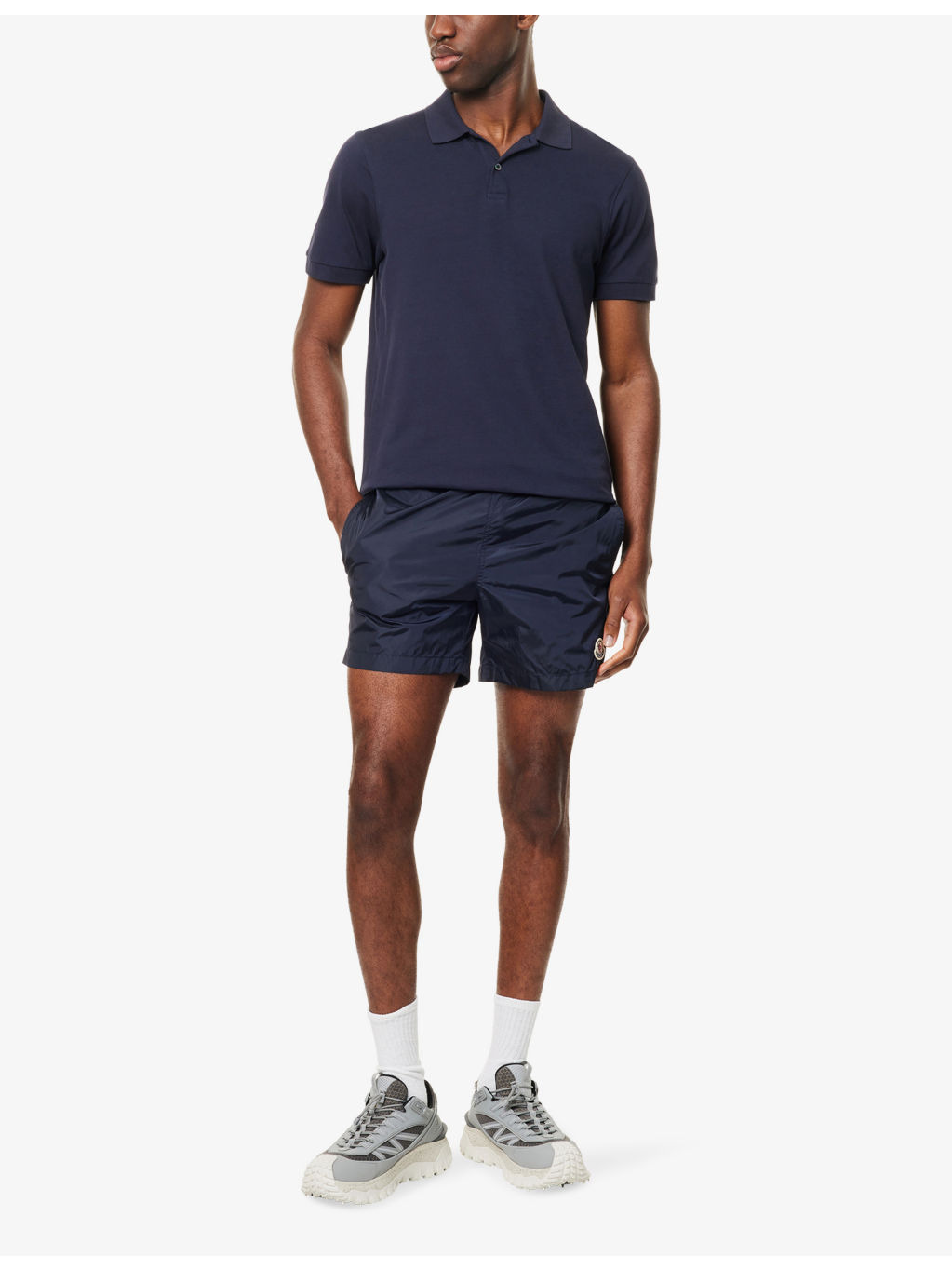 Logo-Patch Relaxed-Fit Swim Shorts - 2