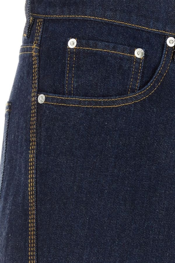 Dark blue denim jeans - 6