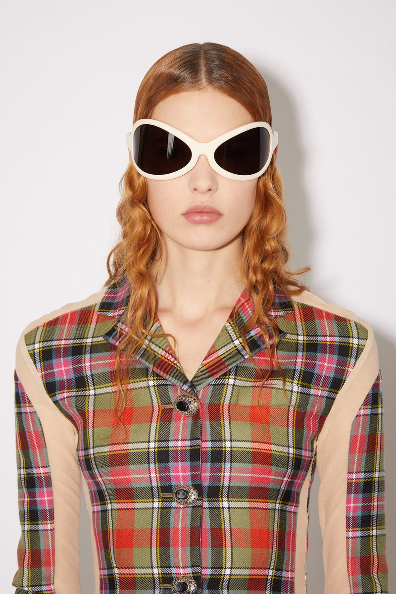 Acetate sunglasses - Black/white 5