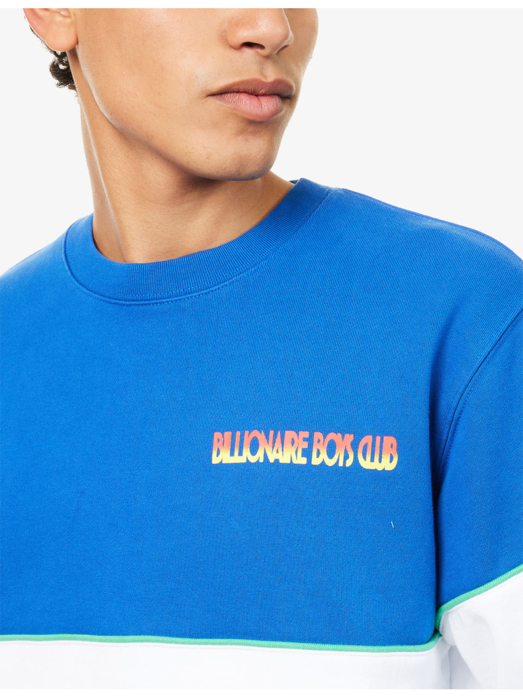 Great Wave Colour-Block Cotton-Jersey Sweatshirt - 5