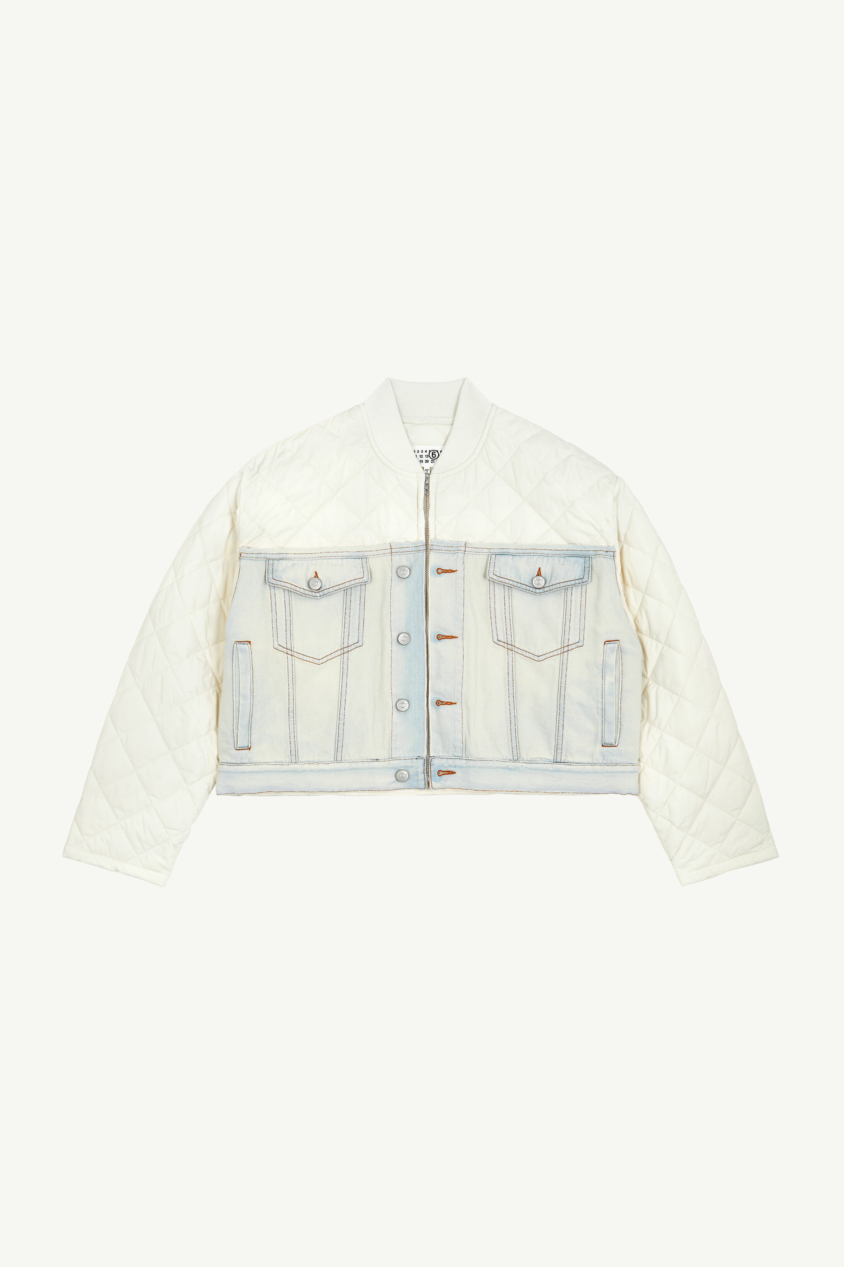 Quilted Denim Jacket - 1