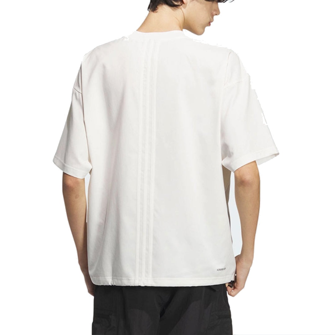 adidas Future Style Woven T-Shirt Asia Sizing 'White' JI9869 - 2