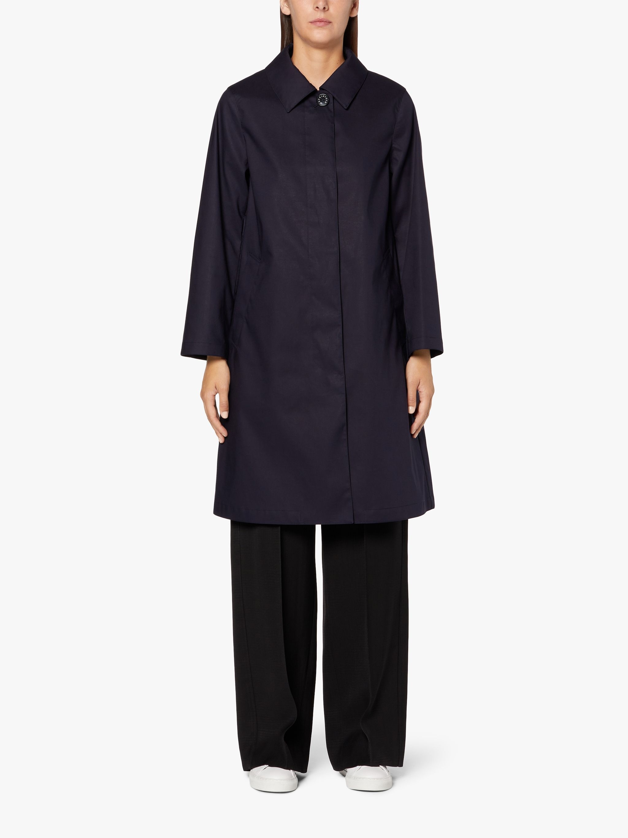 BANTON NAVY RAINTEC COTTON COAT | LM-1057 - 3
